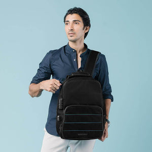 Rossi-Laptop Backpack-Black