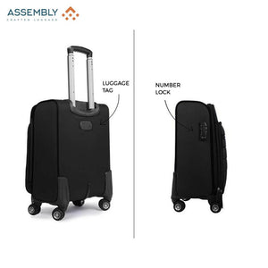 Clooney-Cabin Luggage-Black