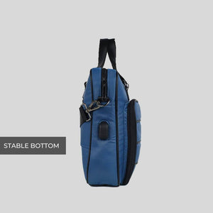 Neeson-Laptop Messenger Bag-Blue